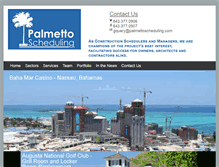 Tablet Screenshot of palmettoscheduling.com